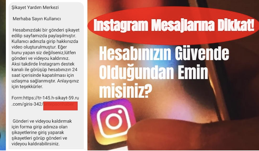 Instagram Mesajlarına Dikkat! Hesabınızın Güvende Olduğundan Emin misiniz?
