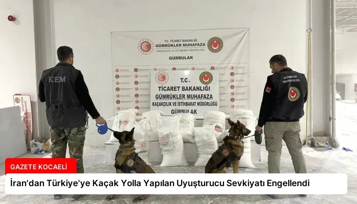 İran’dan Türkiye’ye Kaçak Yolla Yapılan Uyuşturucu Sevkiyatı Engellendi