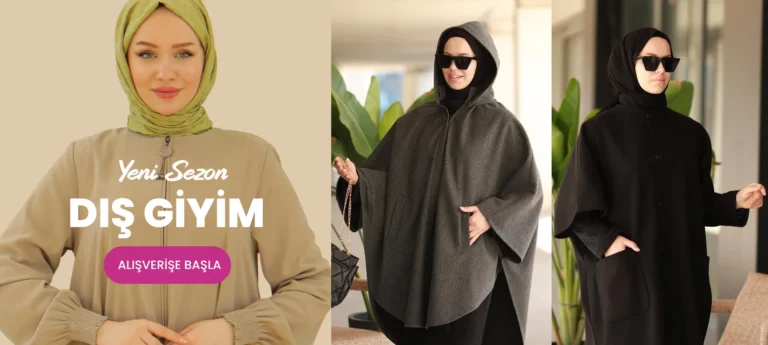 Her Mevsime Uygun Tesettür Elbise Modelleri