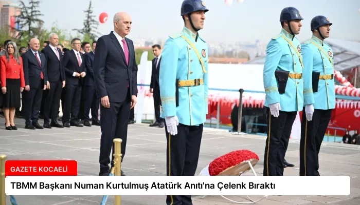 TBMM Başkanı Numan Kurtulmuş Atatürk Anıtı’na Çelenk Bıraktı