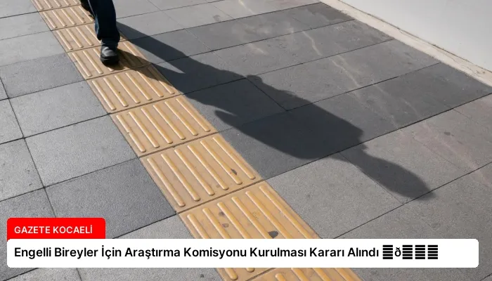 Engelli Bireyler İçin Araştırma Komisyonu Kurulması Kararı Alındı ⏬👇