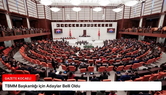 TBMM Başkanlığı için Adaylar Belli Oldu