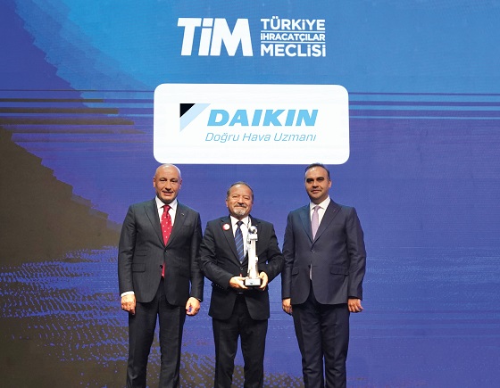 Daikin Türkiye, iklimlendirme sektörünün ihracat şampiyonu oldu