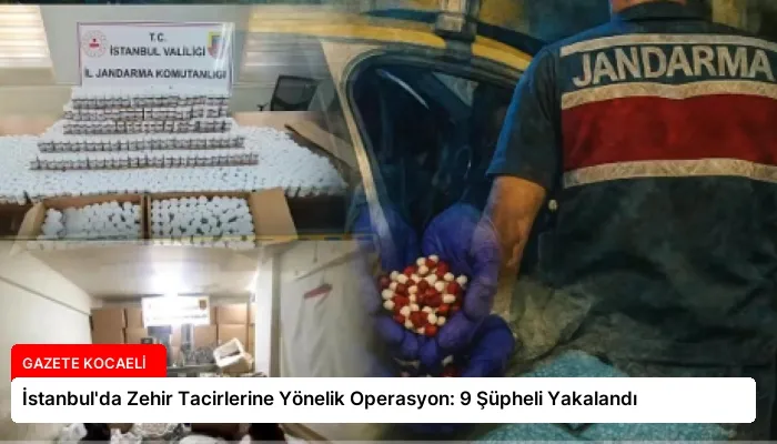 İstanbul’da Zehir Tacirlerine Yönelik Operasyon: 9 Şüpheli Yakalandı