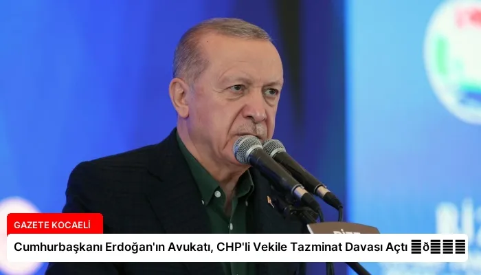 Cumhurbaşkanı Erdoğan’ın Avukatı, CHP’li Vekile Tazminat Davası Açtı ⏬👇