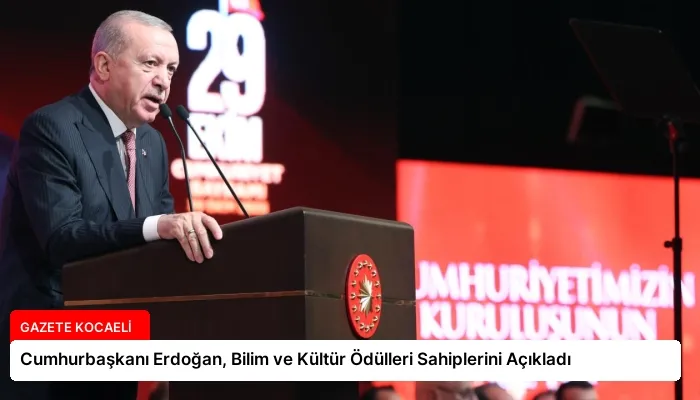 Cumhurbaşkanı Erdoğan, Bilim ve Kültür Ödülleri Sahiplerini Açıkladı