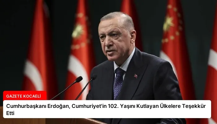 Cumhurbaşkanı Erdoğan, Cumhuriyet’in 102. Yaşını Kutlayan Ülkelere Teşekkür Etti