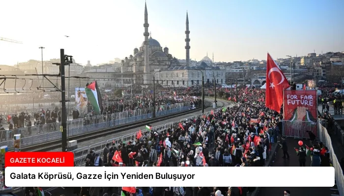Galata Köprüsü, Gazze İçin Yeniden Buluşuyor