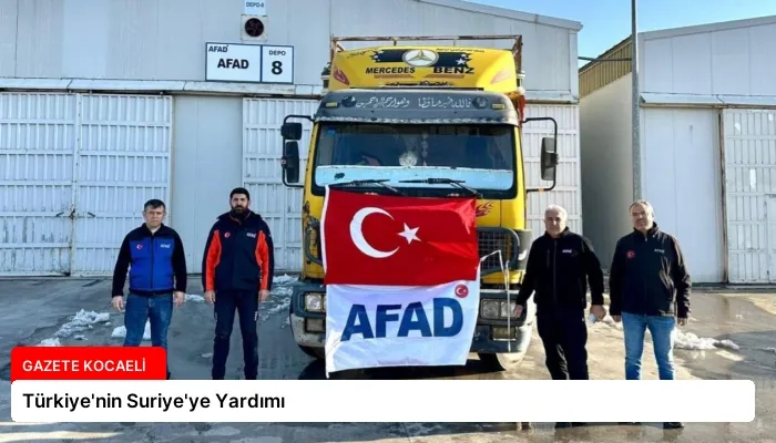 Türkiye’nin Suriye’ye Yardımı
