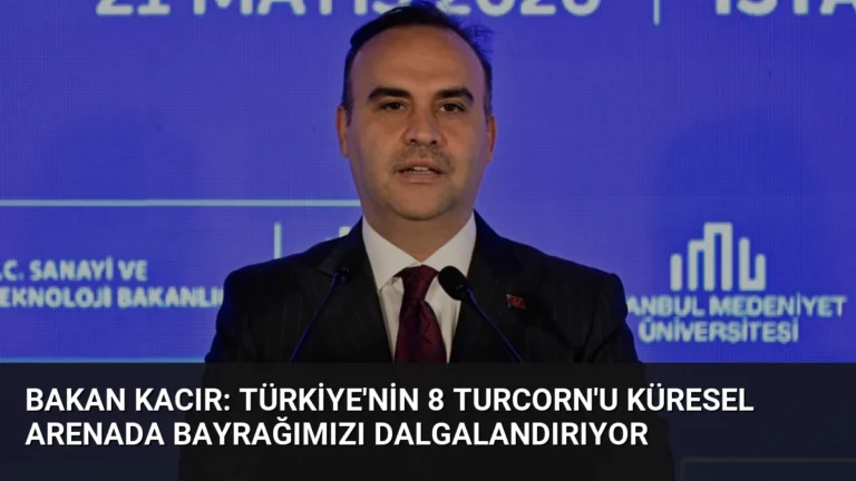 Bakan Kacır: Türkiye’nin 8 Turcorn’u Küresel Arenada Bayrağımızı Dalgalandırıyor