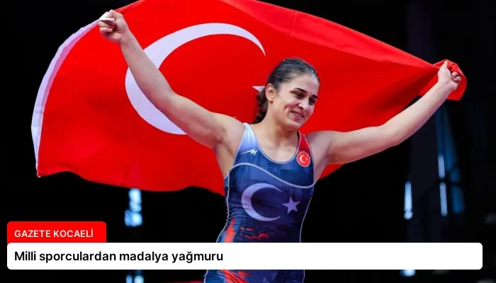 Milli sporculardan madalya yağmuru