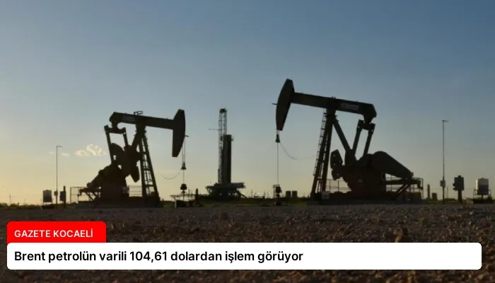 Brent petrolün varili 104,61 dolardan işlem görüyor
