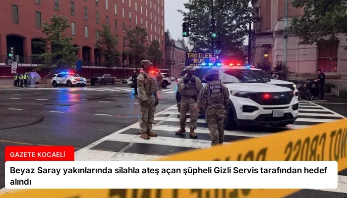 Beyaz Saray yakınlarında silahla ateş açan şüpheli Gizli Servis tarafından hedef alındı