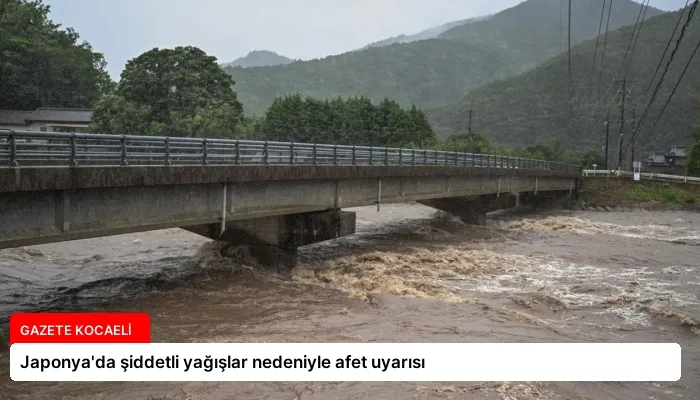 Japonya’da şiddetli yağışlar nedeniyle afet uyarısı