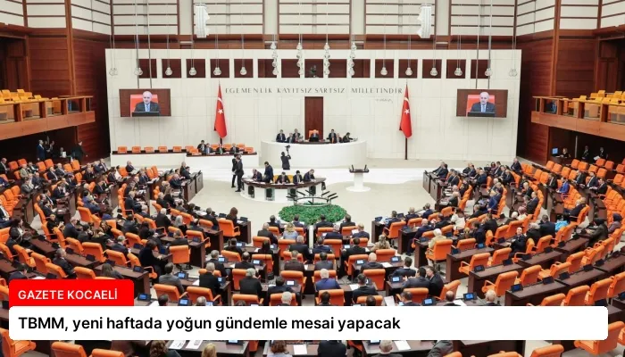 TBMM, yeni haftada yoğun gündemle mesai yapacak