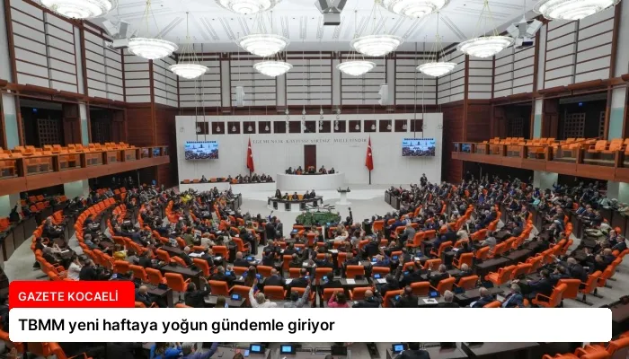 TBMM yeni haftaya yoğun gündemle giriyor