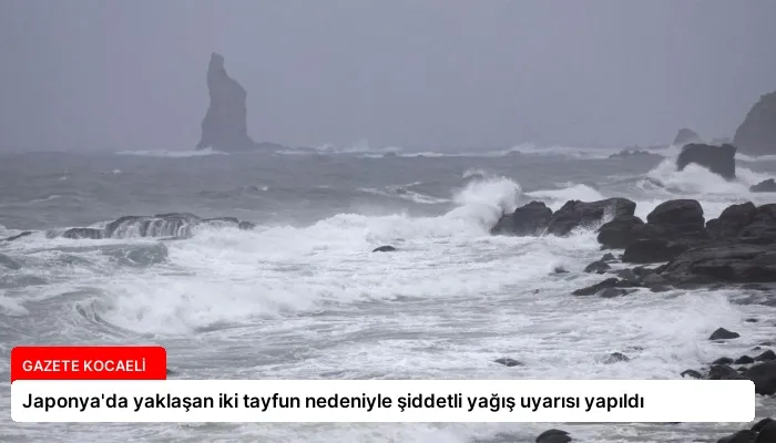 Japonya’da yaklaşan iki tayfun nedeniyle şiddetli yağış uyarısı yapıldı