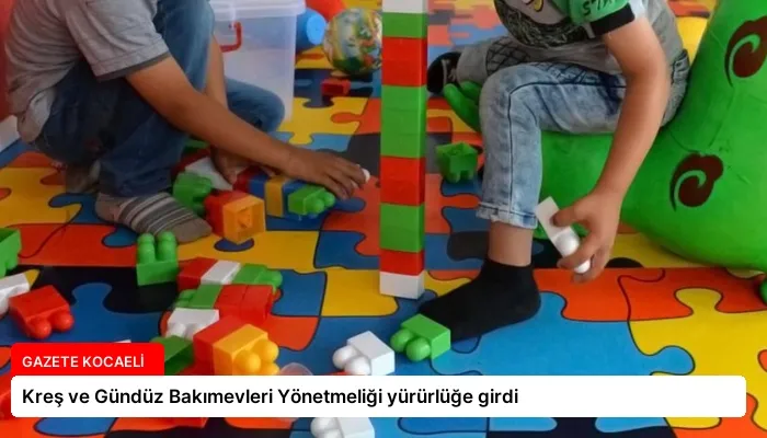 Kreş ve Gündüz Bakımevleri Yönetmeliği yürürlüğe girdi
