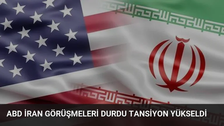 ABD İran Görüşmeleri Durdu Tansiyon Yükseldi
