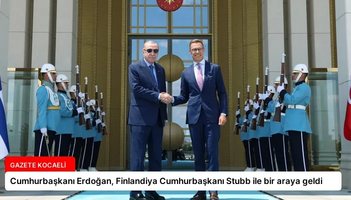 Cumhurbaşkanı Erdoğan, Finlandiya Cumhurbaşkanı Stubb ile bir araya geldi