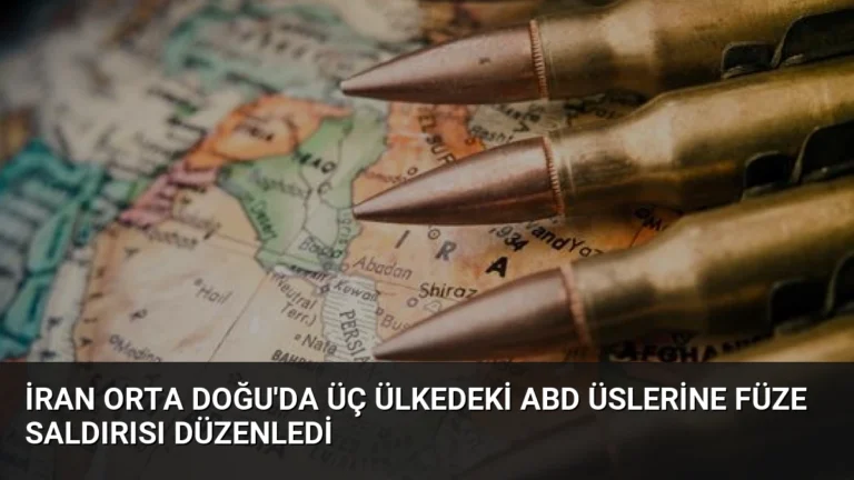 İran Orta Doğu’da Üç Ülkedeki ABD Üslerine Füze Saldırısı Düzenledi