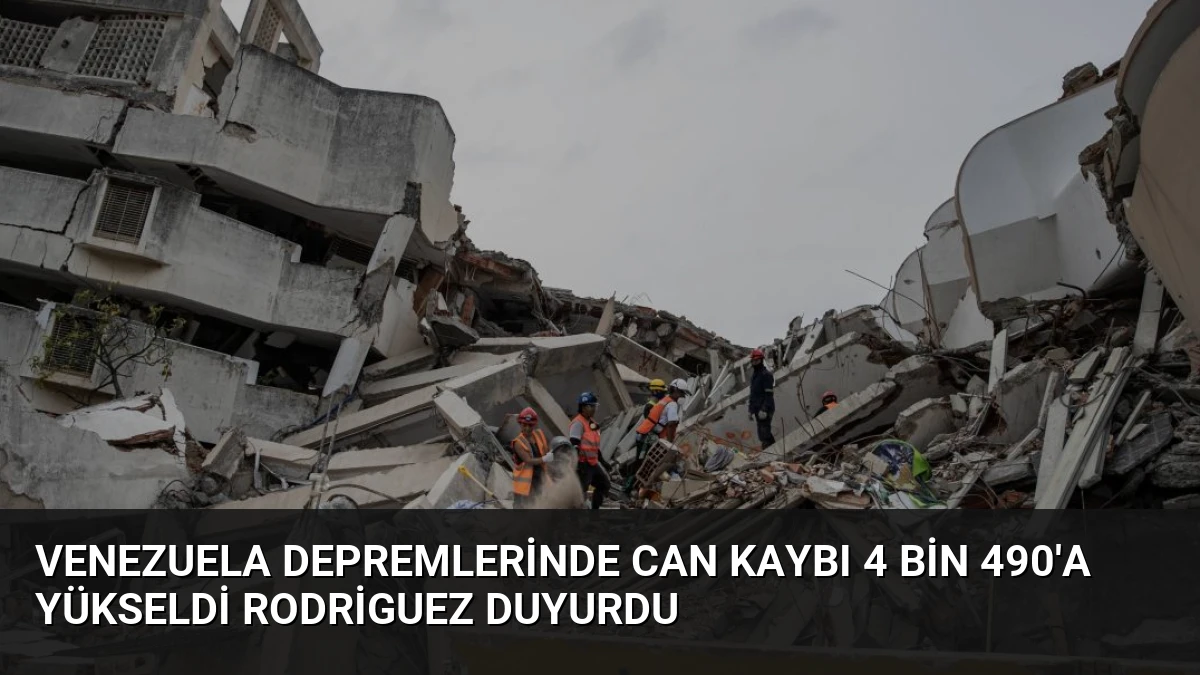 Venezuela Depremlerinde Can Kaybı 4 Bin 490’a Yükseldi Rodriguez Duyurdu