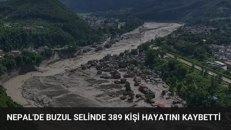 Nepal’de Buzul Selinde 389 Kişi Hayatını Kaybetti