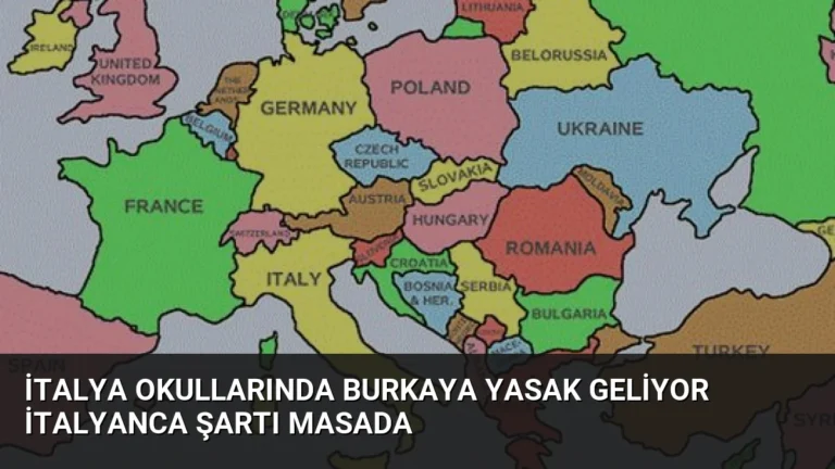 İtalya Okullarında Burkaya Yasak Geliyor İtalyanca Şartı Masada