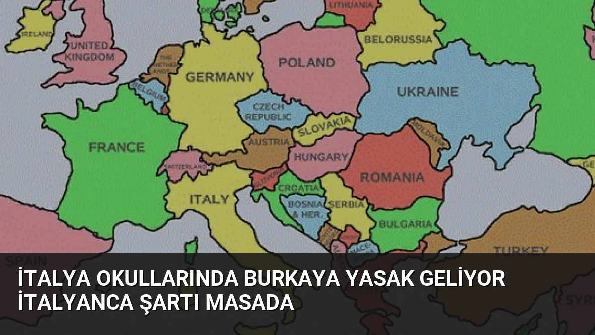 İtalya Okullarında Burkaya Yasak Geliyor İtalyanca Şartı Masada