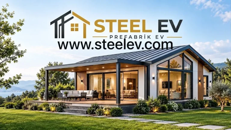 Steel Ev Modern Prefabrik ve Çelik Yapılarıyla Yeni Yaşam Alanları Sunuyor