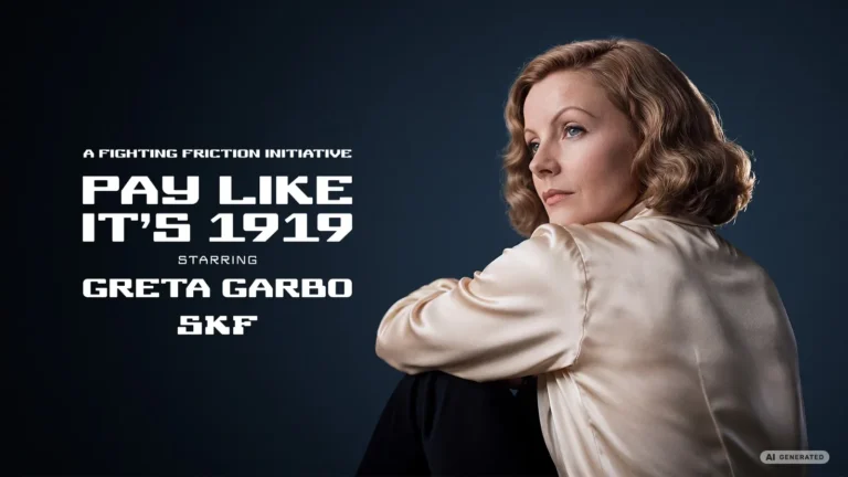 Greta Garbo geri döndü: SKF’nin sürtünmenin üstesinden gelme girişiminde başrolü oynuyor