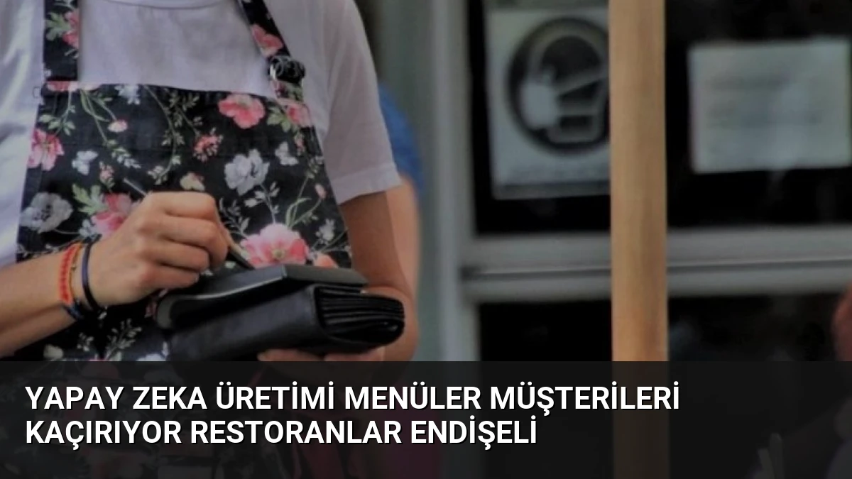 Yapay Zeka Üretimi Menüler Müşterileri Kaçırıyor Restoranlar Endişeli