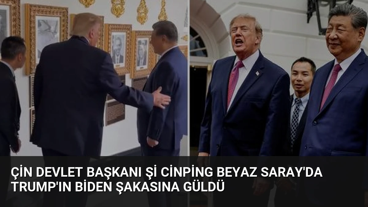Çin Devlet Başkanı Şi Cinping Beyaz Saray’da Trump’ın Biden Şakasına Güldü